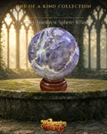Chevron Amethyst Sphere 105 mm