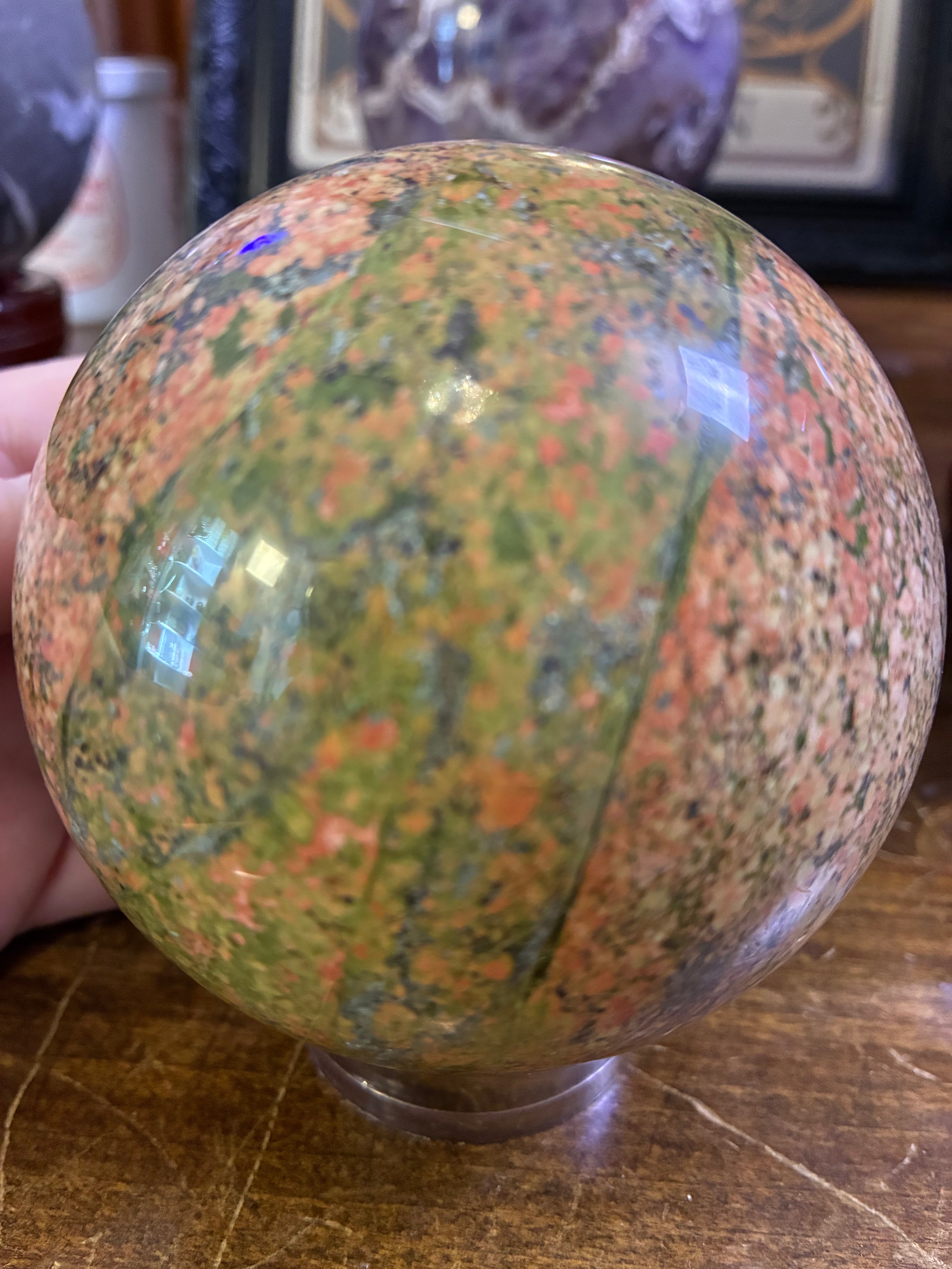Unakite Sphere 86mm