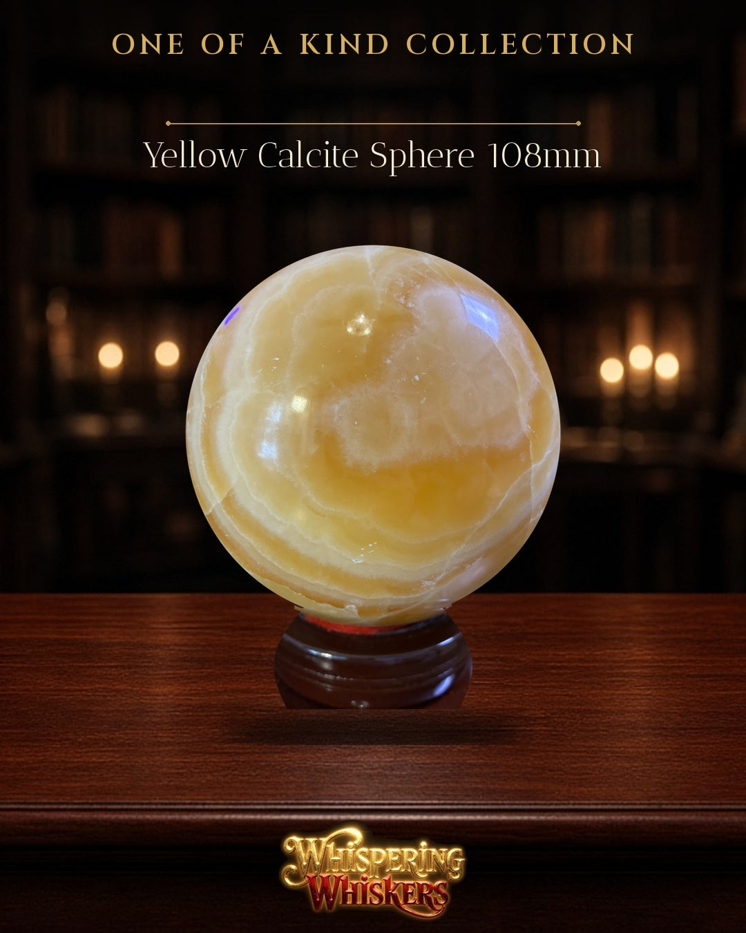 Yellow Calcite Sphere