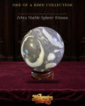 Zebra Marble Sphere 106 mm